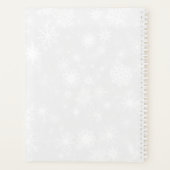 Diamante Snowflake & Blue Ribbon Winter Wedding Planner (Achterkant)