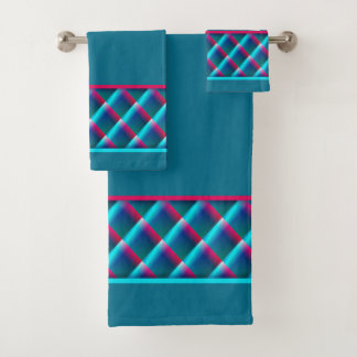 diamanten Blauwgroen Bad Handdoek