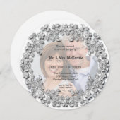 Diamanten Bruiloft Kaart (Voorkant / Achterkant)