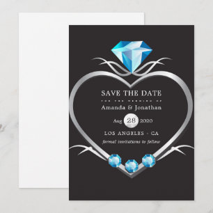 Diamanten Bruiloft Save The Date
