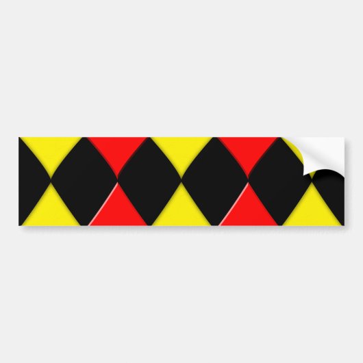 diamanten bumpersticker (Voorkant)