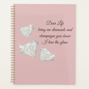 Diamanten & Champagne Citaat – Dear Life Editie Planner