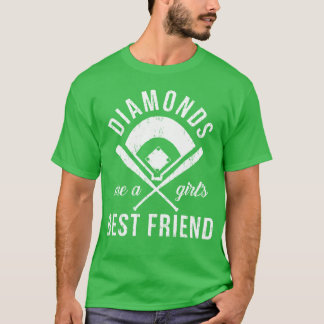 Diamanten diamanten zijn een meisje haar beste vri t-shirt