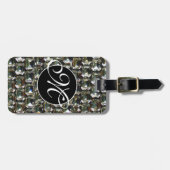 diamanten, edelstenen sieraden bagagelabel (Voorkant horizontaal)