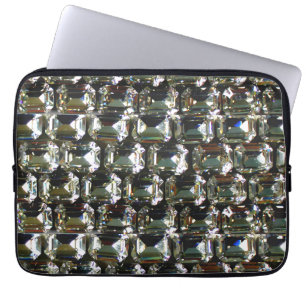 Diamanten edelstenen strass laptop sleeve