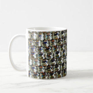 diamanten, elegante edelstenen koffiemok