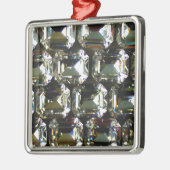 diamanten, elegante  edelstenen metalen ornament (Links)