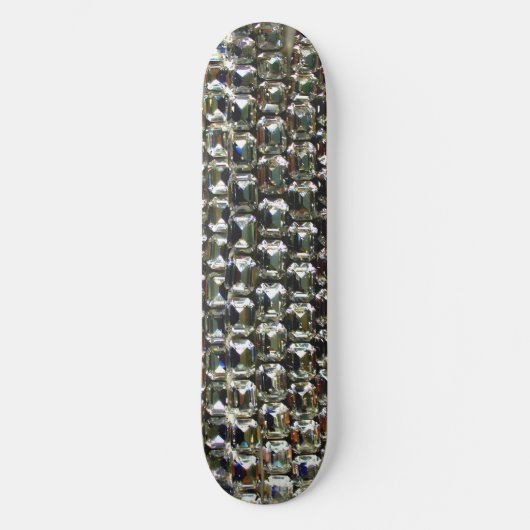 diamanten, elegante  edelstenen skateboard (Voorkant)