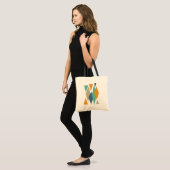 Diamanten en driehoeken Mid Century Moderne Canvas Tote Bag (Voorkant (model))