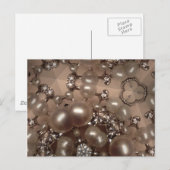 Diamanten en parels briefkaart (Voorkant / Achterkant)
