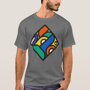 Diamanten geometrisch spelen d t-shirt