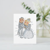 Diamanten Huwelijksjubileum Briefkaart (Staand voorkant)