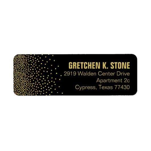 Diamanten in de lucht Adres | zwart Etiket (Voorkant)