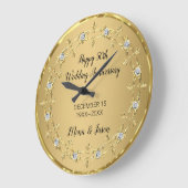 Diamanten Met Gouden Ornament Grote Klok (Hoek)