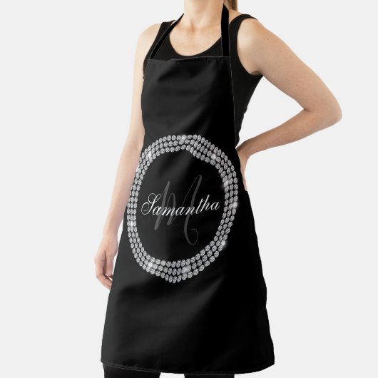 Diamanten Monogram Schort (Insitu)