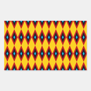 diamanten rechthoekige sticker