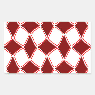 diamanten rechthoekige sticker