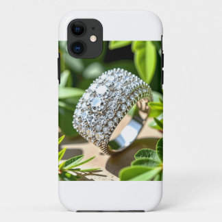 Diamanten ring afbeelding iPhone 11 hoesje
