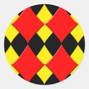 diamanten ronde sticker