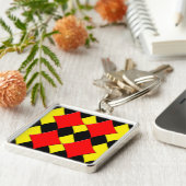 diamanten sleutelhanger (Zijkant)