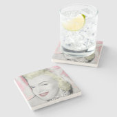 diamanten stenen onderzetter (Zijkant)