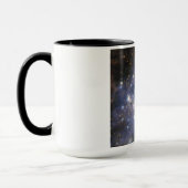 Diamanten sterren in Carina Nebula Hubble Space Mok (Links)