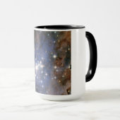 Diamanten sterren in Carina Nebula Hubble Space Mok (Voorkant rechts)