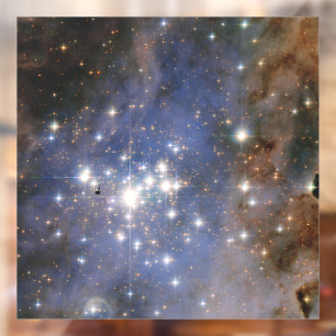 Diamanten sterren in Carina Nebula Hubble Space Raamsticker