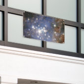 Diamanten sterren in Carina Nebula Hubble Space Spandoek (Buitenkant Gebouw)