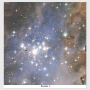 Diamanten sterren in Carina Nebula Hubble Space Sticker