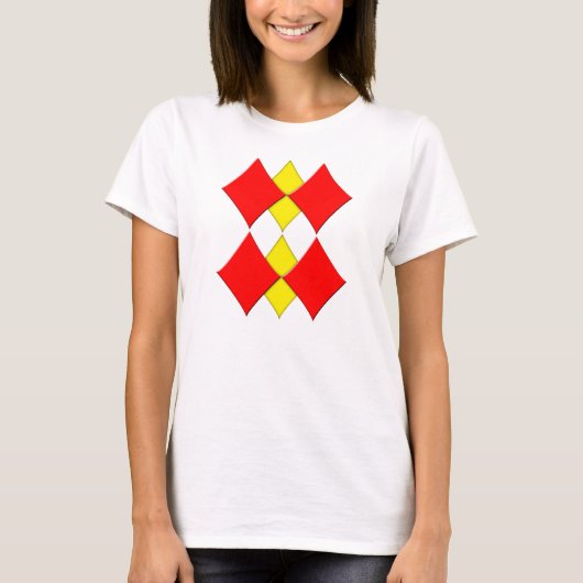 diamanten t-shirt (Voorkant)