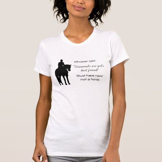 diamanten t-shirt (Voorkant)