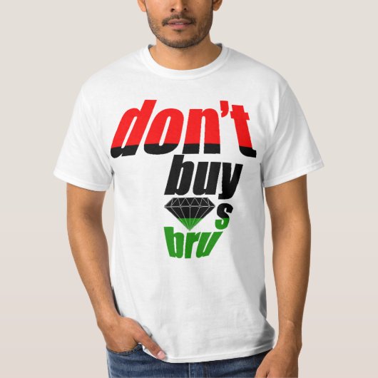 diamanten t-shirt (Voorkant)