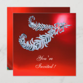 DIAMANTEN VEREN  Rode Robijn Kaart (Voorkant / Achterkant)