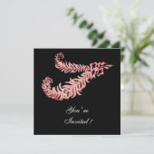 DIAMANTEN VEREN ,roze Kaart (Staand voorkant)