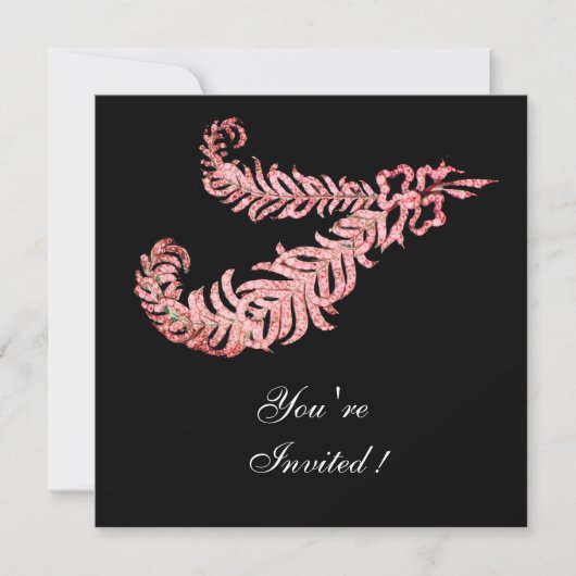 DIAMANTEN VEREN ,roze Kaart (Voorkant)