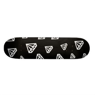diamanten witte skateboard