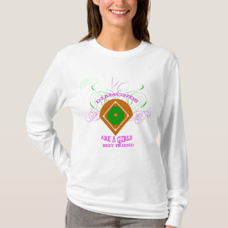 Diamanten zijn de beste vriendin van een meisje 2 t-shirt