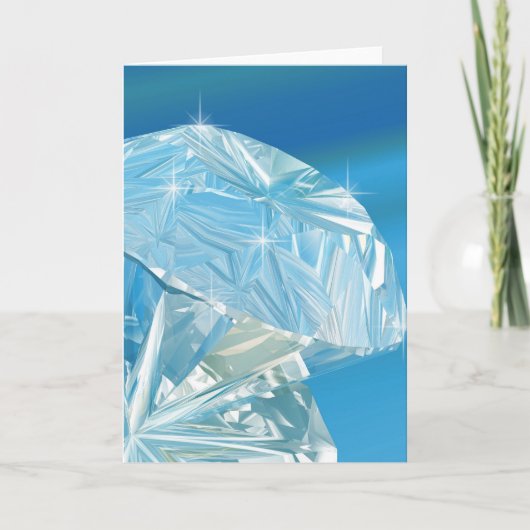 diamanten zijn het beste vriendje van de meid kaart (Voorkant)