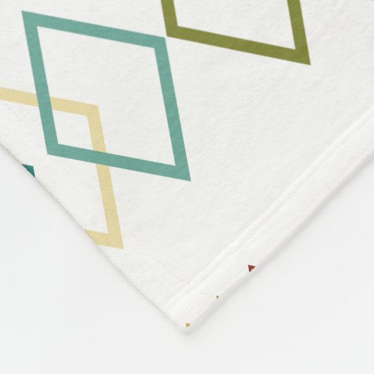 diamantketens fleece deken (Hoek)