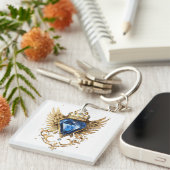 Diamantkraaivleugels Sleutelhanger (Voorkant Rechts)