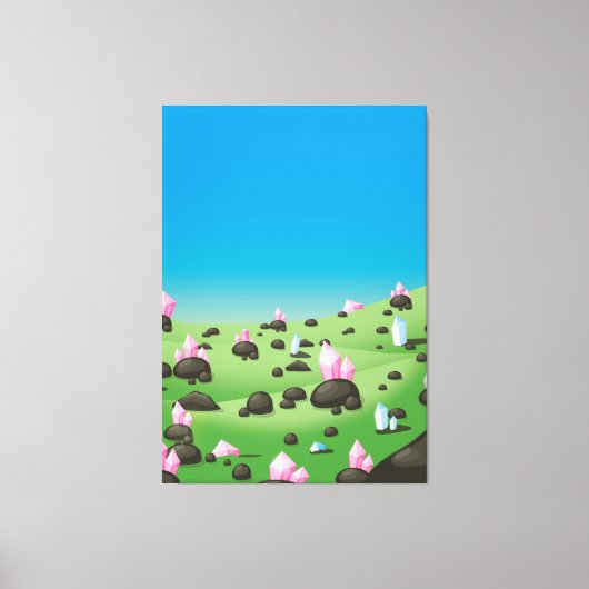 Diamantmijn Canvas Afdruk (Voorkant)