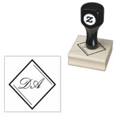Diamantmonogram stempel (Gestempeld)