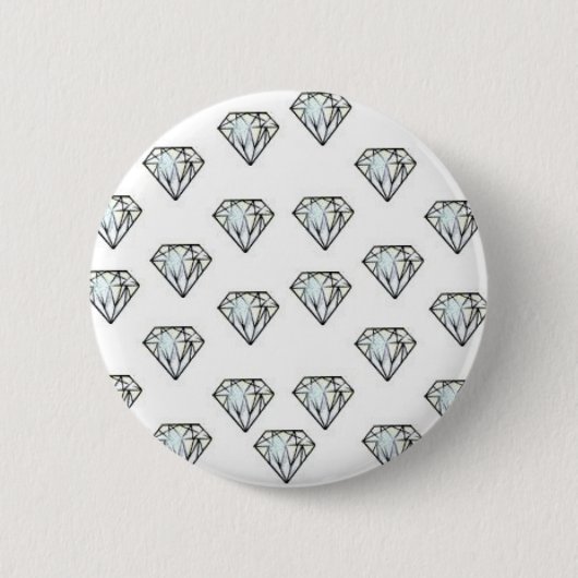 diamantpin ronde button 5,7 cm (Voorkant)