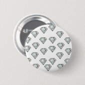 diamantpin ronde button 5,7 cm (Voorkant /achterkant)