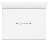 diamantring in de drink met roos (Binenzijde Horizontaal (Onderkant))