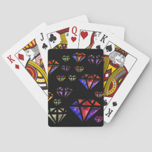 Diamants Aquarelle Art Classique Cartes de Jeu