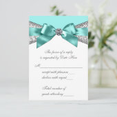 Diamants Blancs Bleu Turquoise Douce 16 RSVP (Debout devant)