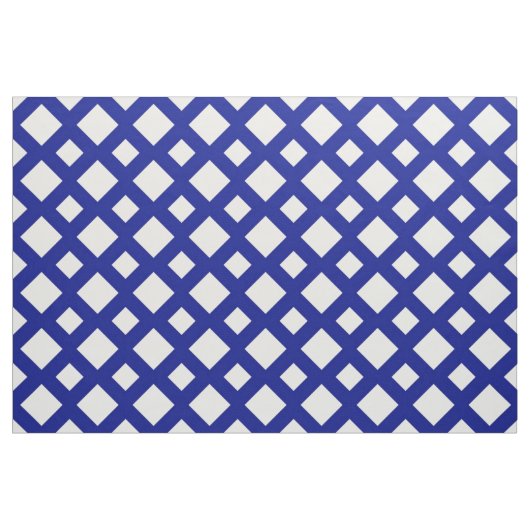 Diamants blancs géométriques sur le tissu (Fat Quarter)