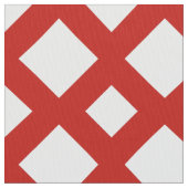 Diamants blancs géométriques sur le tissu rouge (fermé)